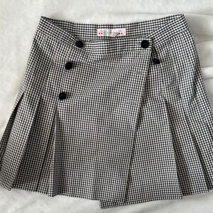 Bonpoint girl Classic Black and White Checkered Skirt size 8